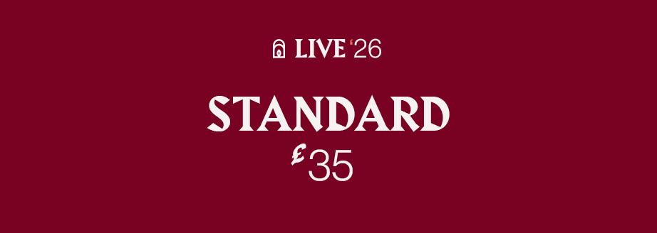 Standard ticket, £35